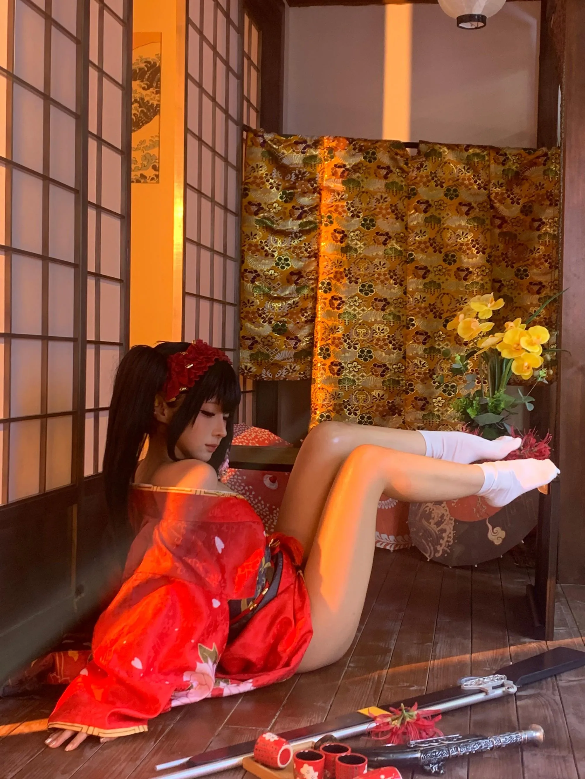 蠢沫沫 – NO.304 狂三和服cos-狂三 花絮 [114P]插图1
